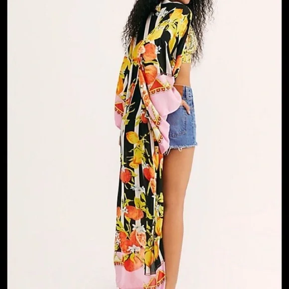 Free People Ciao Bella Stripe Kimono - Picture 3 of 6